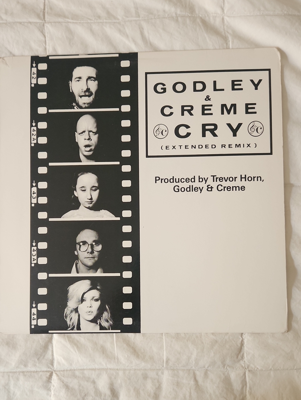 — Cry (Extended Remix) Vinyl Sleeve in Black & White